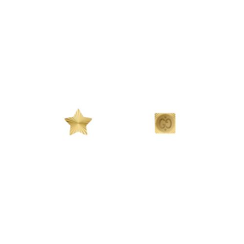  GUCCI古馳 22年秋冬 女士 Icon系列18K黃金不對稱耳環(huán) 662068 J8500 8000