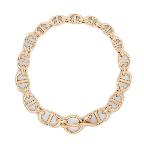 DIOR/迪奧 22新款 女士金色飾面金屬字母形狀鏈節手鏈N2013WOMMT_D300
