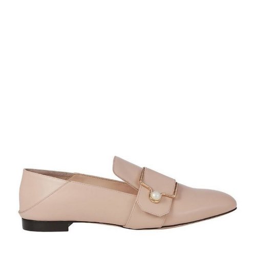  BALLY/巴利 女士粉色時尚休閑平跟單鞋 6225920 PLXSX