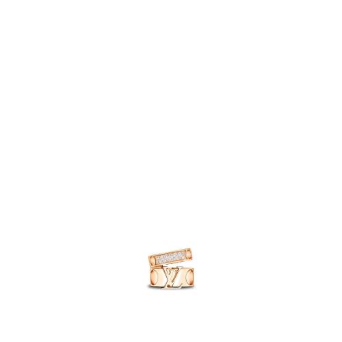  LV路易威登 22年秋冬 女士 耳環 EMPREINTE 18K 金鉆石耳夾 Q06109