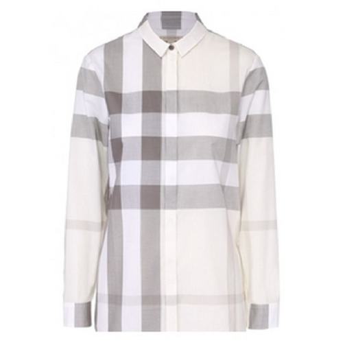  BURBERRY/博柏利 女士格紋棉質長袖襯衫 40152481 PLFSX