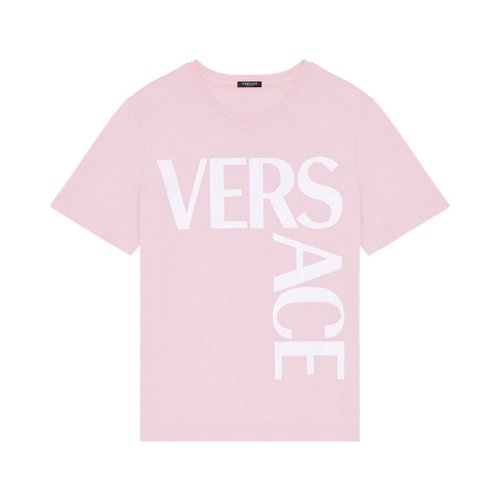  VERSACE/范思哲 女士粉色棉質短袖T恤 1001530 1A00603 2P100 PLFSX