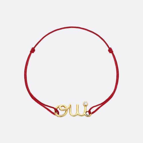  DIOR迪奧 22年秋冬 女士 手鏈 Oui 手鏈 JOUI95021_0000 預定商品1-3周發貨