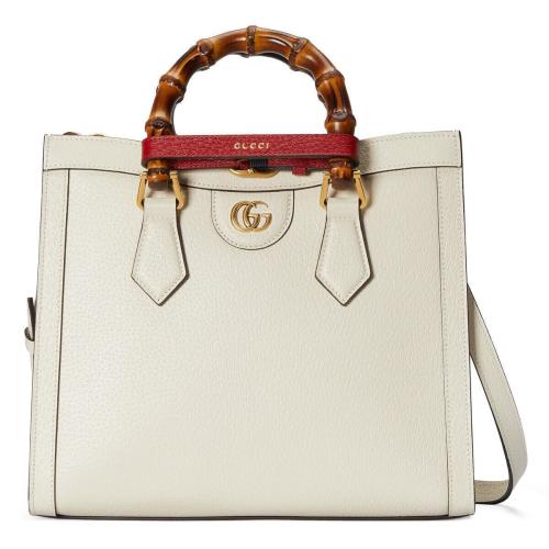  GUCCI古馳 22年秋冬 女士 Gucci Diana竹節小號托特包 702721 U3ZDT 9196