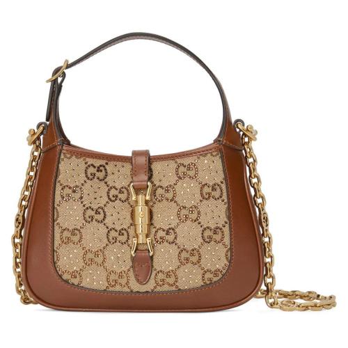  GUCCI古馳 22年秋冬 女士 Jackie 1961系列迷你GG肩背包 675799 21HRG 2687