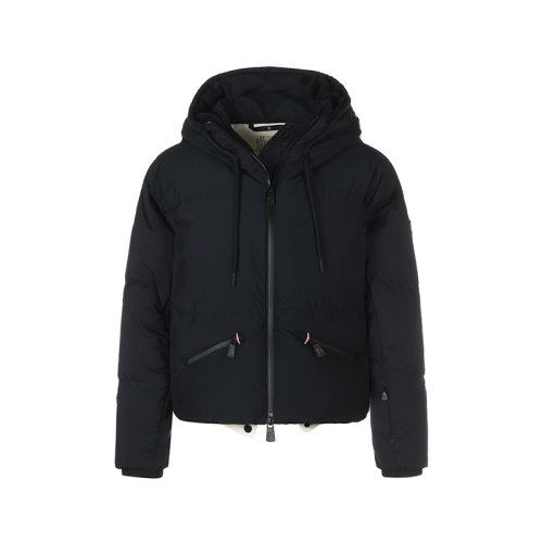 Moncler/蒙克萊 女士GRENOBLE滑雪系列-High Performance系列聚酰胺短款Allesaz鵝絨連帽羽絨服夾克外套 1A00026 539X6