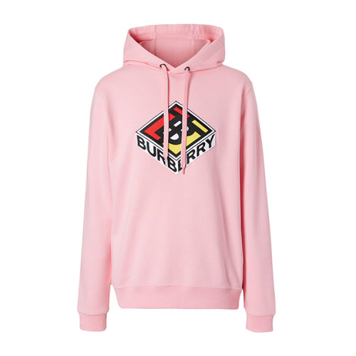 BURBERRY/博柏利 徽標圖案棉質連帽衫男衛衣 8021830 1