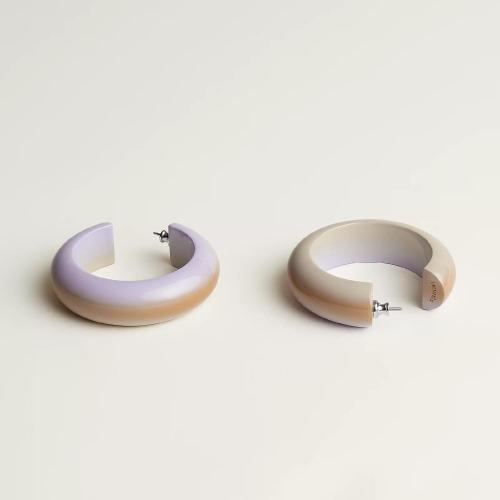  HERMES愛馬仕 22年秋冬 女士 耳環(huán) Boucles d%26s;oreilles Fusion， grand modele H057116FL01