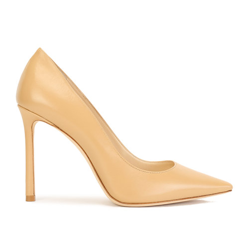 Jimmy Choo/周仰杰 裸色 尖頭 細跟 高跟鞋 ROMY100