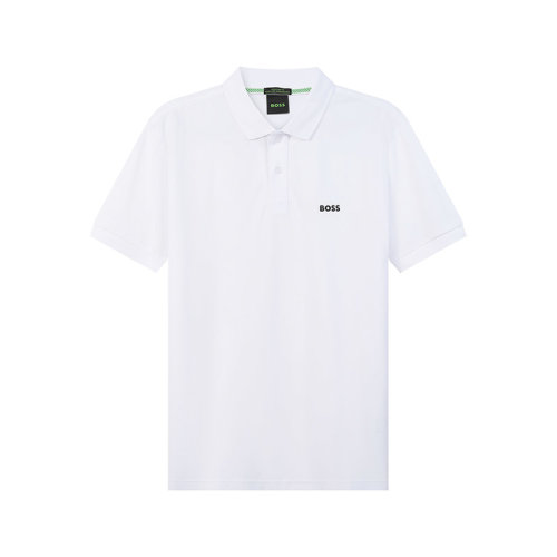 HUGO BOSS/雨果博斯【22春夏新款】男士棉質短袖POLO衫LOGO刺繡 50469258