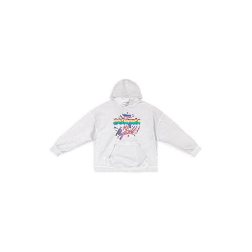  BALENCIAGA巴黎世家 22年秋冬 女士 衛衣 90/10 hoodie wide fit 675003TMVH49012