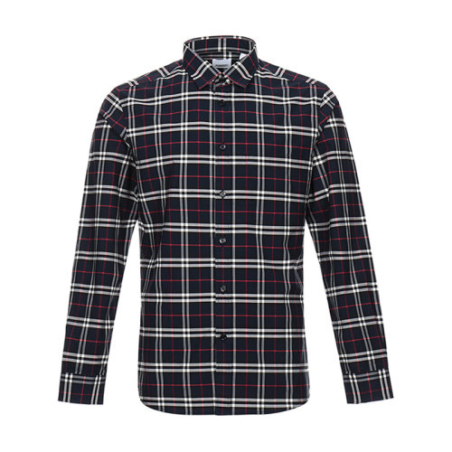 BURBERRY/博柏利 男士長(zhǎng)袖襯衫 男款棉質(zhì)長(zhǎng)袖襯衫 8018640