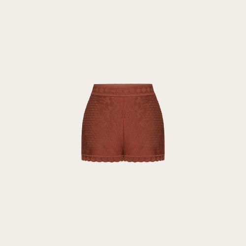  VALENTINO華倫天奴 22年秋冬 女士 短褲 SHORT EN DENTELLE DE COTON XB3RF1W26W3C30