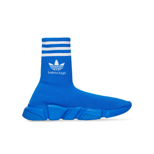 Balenciaga/巴黎世家 22年秋冬新款 ADIDAS聯(lián)名Speed系列 女士藍色高性能3D針織面料高幫運動鞋717589WBDV14090