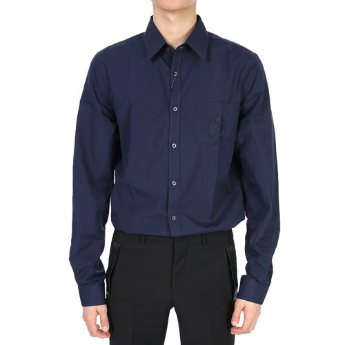 GUCCI/古馳  男裝 服飾 棉質翻領商務休閑襯衣 男士長袖襯衫 368681