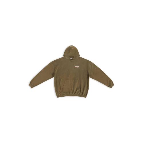  BALENCIAGA巴黎世家 22年秋冬 男士 長(zhǎng)袖T恤 political campaign hoodie large fit 620973TKVI
