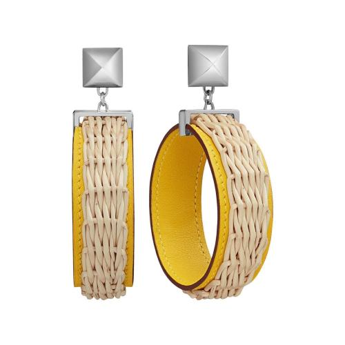  HERMES愛馬仕 22年秋冬 女士 耳環(huán) Boucles d'oreilles Medor Picnic， grand modele H070971FP 預(yù)定商品2-6周發(fā)貨