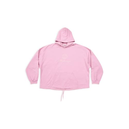  BALENCIAGA巴黎世家 22年秋冬 男士 衛衣 QIXI CREST運動風男士廓形連帽衛衣 704023TMVL30550