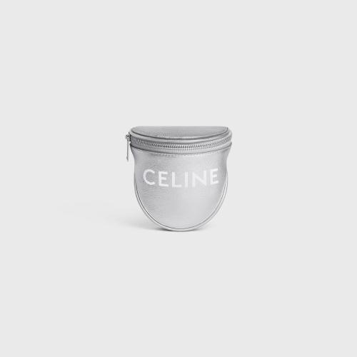  CELINE賽琳思琳 22年秋冬 男士 錢包 CELINE印花層壓牛皮革小號拉鏈袋 10J643EK6.36AG