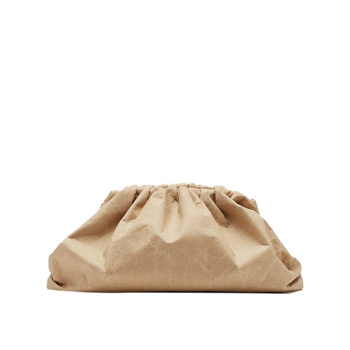 Bottega Veneta/葆蝶家  寶緹嘉女包  女士牛皮紙色時(shí)尚云朵包手拿包 576227VA9509235