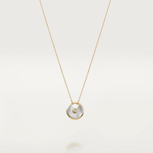  CARTIER 22年秋冬 女士 項鏈 Amulette de Cartier項鏈，小號款 18K黃金