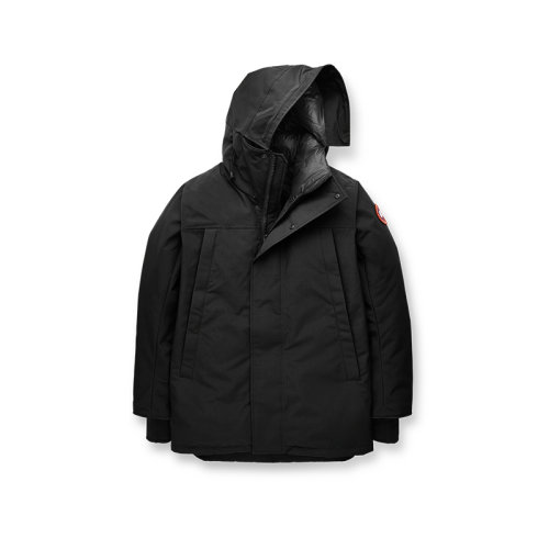 CANADA GOOSE/加拿大鵝 經(jīng)典款 Sanford系列 男士黑色防水面料派克大衣羽絨服3400M-NOIR