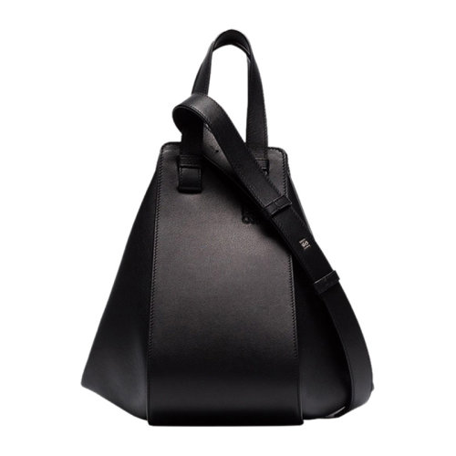 LOEWE/羅意威 Hammock系列女士純色牛皮革經典徽標壓花單肩包斜挎包手提包吊床包女包 38730S35 多色可選