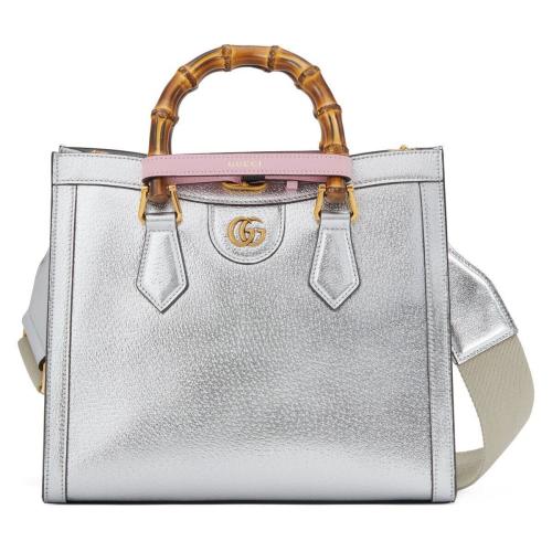  GUCCI古馳 22年秋冬 女士 Gucci Diana竹節(jié)小號托特包 702721 1TRGT 8190