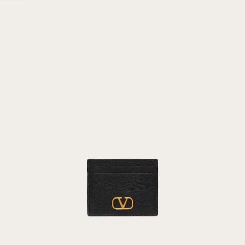  VALENTINO華倫天奴 22年秋冬 女士 卡包 Porte-cartes VLogo Signature en veau graine ZW2P0V 預定商品1-3周發貨