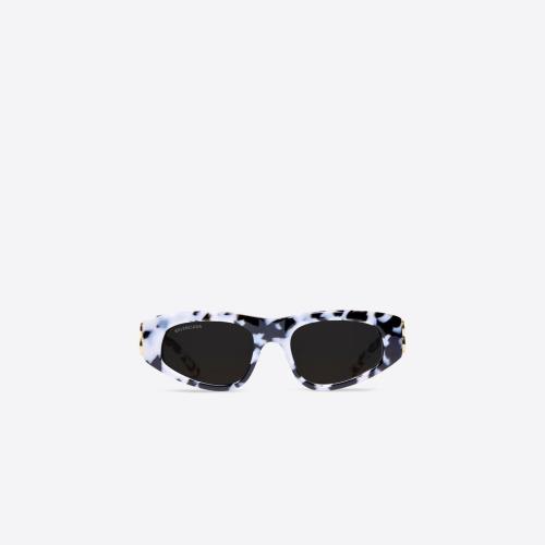  BALENCIAGA巴黎世家 22年秋冬 女士 太陽眼鏡 Womens Dynasty D-frame Sunglasses in White 62