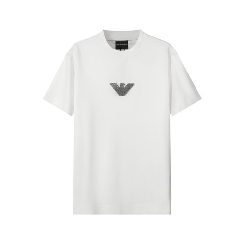 Emporio Armani/安普里奧阿瑪尼【22春夏新款】男士萊賽爾纖維圓領短袖T恤 3L1TCD 1JUVZ