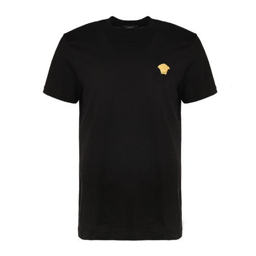 VERSACE/范思哲21新品美杜莎刺繡微標男士短袖T恤A89289A228806