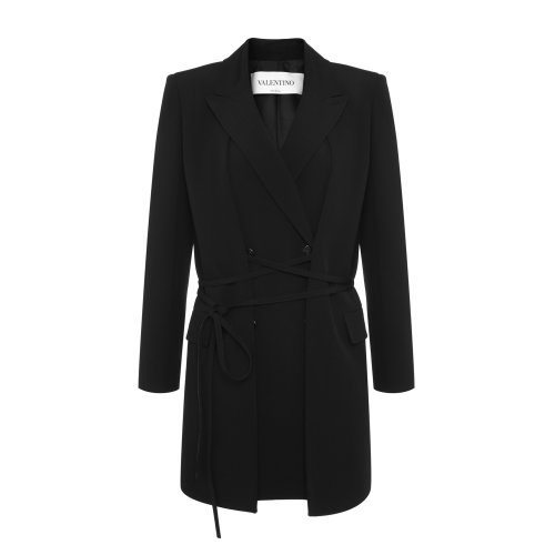 Valentino/華倫天奴 女士輕質真絲羊毛混紡西裝外套 UB0CE2305VP0NO 20年秋冬