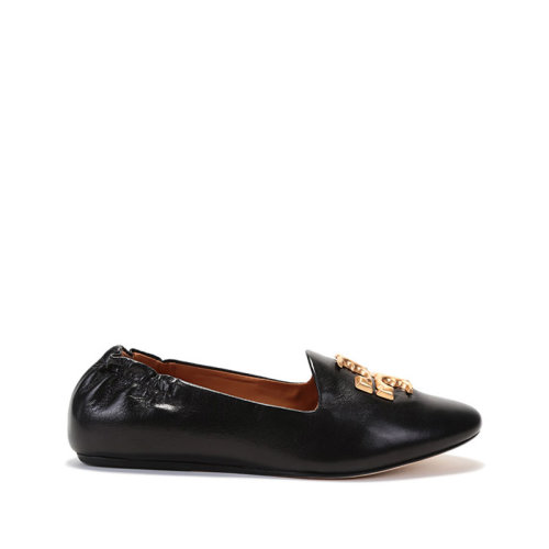 Tory Burch/湯麗柏琦 女士皮革平底單鞋皮鞋雙T LOGO 84922
