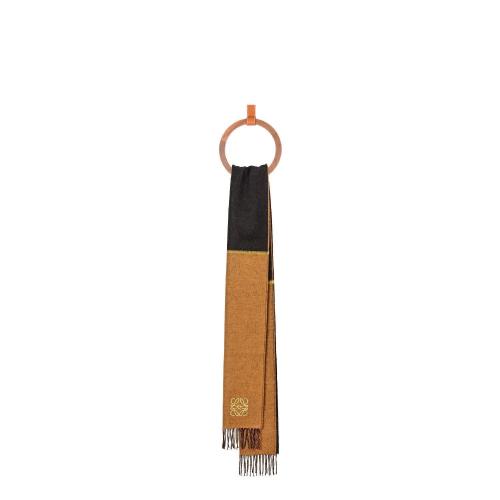  LOEWE羅意威 22年秋冬 女士 圍巾 Window scarf in wool and cashmere F810487X01-1119