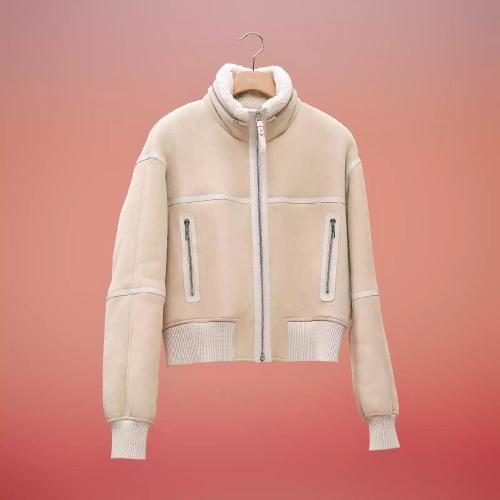  HERMES愛馬仕 22年秋冬 女士 夾克 Blouson Inspiration Aviateur en cuir H2H1203DB9134