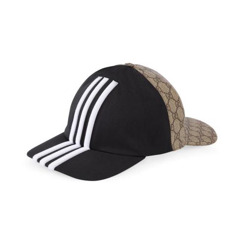  GUCCI古馳 22年秋冬 男士 adidas x Gucci聯名系列雙面棒球帽 719406 4HAST 9760
