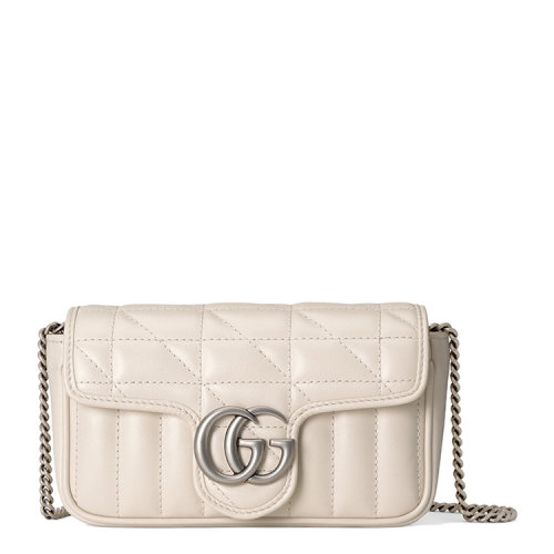 GUCCI/古馳 GG Marmont系列超迷你手袋  皮革476433DTD5N