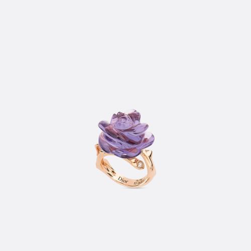  DIOR迪奧 22年秋冬 女士 戒指 小號 Rose Dior Pre Catelan 戒指 JROC95024_0000