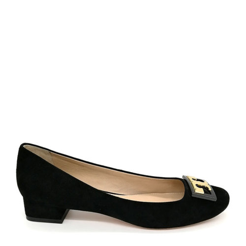 TORY BURCH /湯麗柏琦 女鞋 黑色 絨面革 船鞋 31434 001