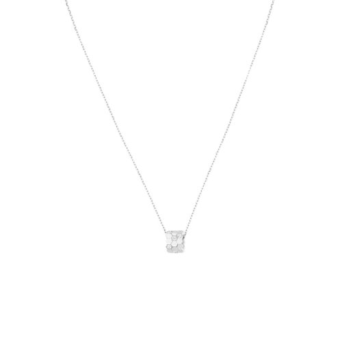 Chaumet/尚美  BEE MY LOVE系列 18k金白金愛?巢鉆石吊墜085158