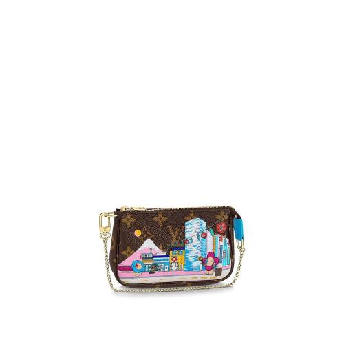  LV路易威登 22年秋冬 女士 單肩包 MINI POCHETTE ACCESSOIRES 手拿包 M81637