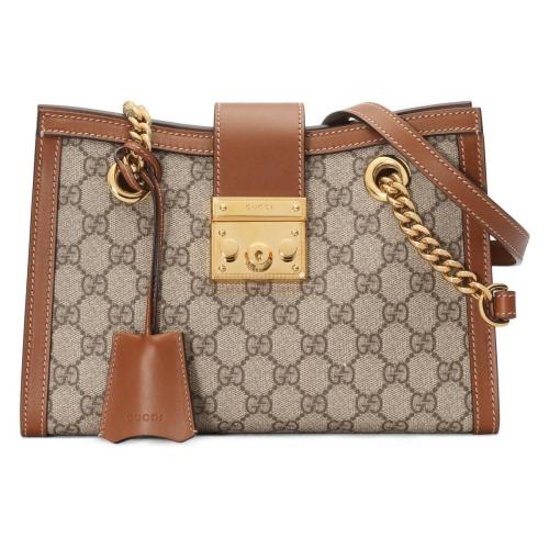  GUCCI古馳 22年秋冬 女士 Padlock系列小號GG肩背包 498156 KHNKG 8534 預定商品2-6周發(fā)貨