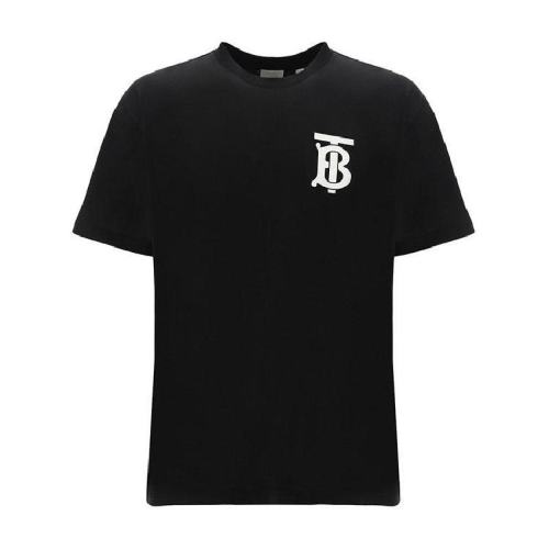  BURBERRY/博柏利 徽標(biāo)刺繡男士短袖T恤 80174841 PLFSX