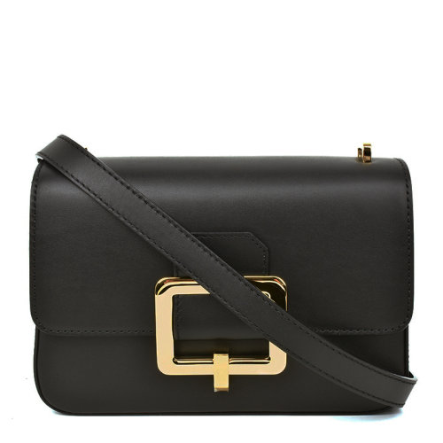 BALLY/巴利 JANELLE系列女士皮革經(jīng)典方扣旋扣開(kāi)合單肩斜挎包女包 622546 多色可選