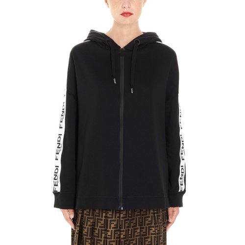  FENDI/芬迪 女士黑色棉質(zhì)衛(wèi)衣 FAF081 A8WG F0GME PLFSX