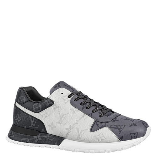 Louis Vuitton/路易威登 22年早春新款 RUN AWAY系列 男士拼色老花帆布運動鞋1A8UZJ