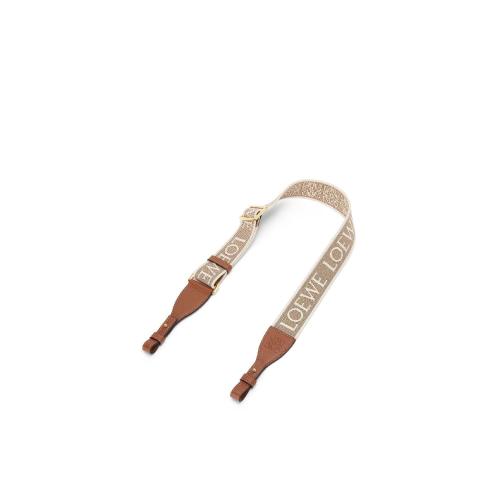  LOEWE羅意威 女士 掛飾 Anagram loop strap in jacquard and calfskin C886T90X01-2 預定商品1-3周發貨