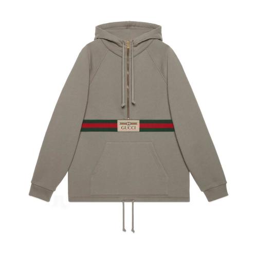  GUCCI古馳 22年秋冬 女士 復古Gucci標識織帶衛衣 644656 XJC3W 1030