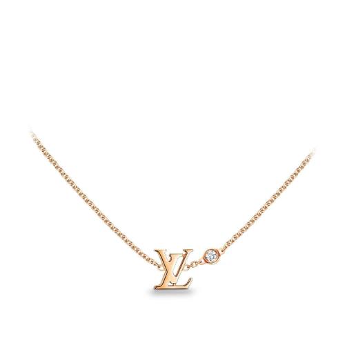  LV路易威登 22年秋冬 女士 項鏈 IDYLLE BLOSSOM 1*w*8K金鉆石項鏈 Q93655 預定商品2-8周發貨